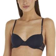 Tommy Hilfiger BH Lace Trim Balconette Bra Marin D 75 Dam