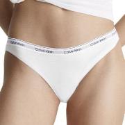 Calvin Klein Trosor Modern Logo Thong Vit bomull X-Small Dam