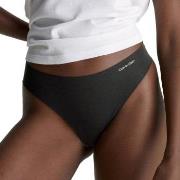 Calvin Klein Trosor Invisibles Cotton Thong Svart Large Dam