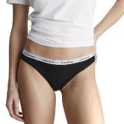 Calvin Klein Trosor 3P Low Rise Bikini Briefs Svart bomull X-Large Dam