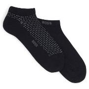 BOSS Strumpor 2P Minipatetrn CC Ankle Socks Svart Strl 43/46 Herr