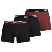 BOSS Kalsonger 3P Power BoxerBr Svart/Röd bomull X-Large Herr