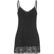 Damella Lace Camisole Svart viskos 40 Dam