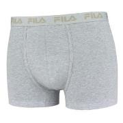 FILA Kalsonger 2P Cotton Boxers Grå bomull Large Herr