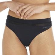 Calvin Klein Trosor Infinite Flex Thong Svart X-Small Dam