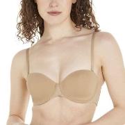 Calvin Klein BH Strapless Lined Bra Beige B 80 Dam