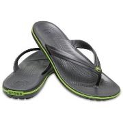 Crocs Crocband Flip Unisex Svart/Grön US M9/W11 (EU 42-43)