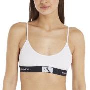 Calvin Klein BH CK96 Unlined Bralette Vit bomull Small Dam