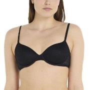 Calvin Klein BH Sheer Marquisette Demi T-shirt Bra Svart polyamid B 85...