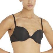 Calvin Klein BH Sheer Marquisette Push Up Bra Svart C 70 Dam