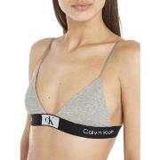 Calvin Klein BH CK96 Triangle Bra Grå bomull X-Large Dam