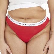 Tommy Hilfiger Trosor Curve LOGO Waistband Thong Röd 4XL Dam