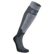 Seger Strumpor Byggmark Mid Compression Sock Svart/Grå Strl 34/36