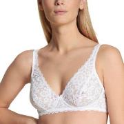 Calida BH Natural Comfort Lace Soft Bra Vit polyamid B 70 Dam