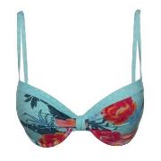 Esprit Peony Beach Padded Push Up Bikini Turkos Mönster C 38 Dam