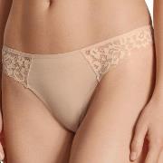 Calida Trosor Natural Comfort Lace Thong Beige bomull Medium Dam