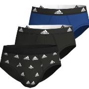 adidas Kalsonger 3P Active Flex Cotton Brief Svart/Blå bomull X-Large ...