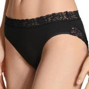 Calida Trosor Natural Comfort Lace Brief Svart bomull X-Small Dam