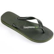 Havaianas Brasil Logo Skogsgrön  Strl 37/38