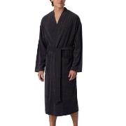 Schiesser Terry Bathrobe Antracit Small Herr