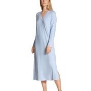 Calida Elegant Dreams Long Nightdress Ljusblå modal Small Dam