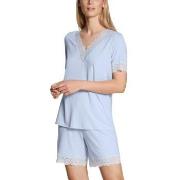 Calida Elegant Dreams Short Pyjama Ljusblå modal Medium Dam