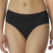 Schiesser Trosor Seamless Panty Svart polyamid Medium Dam
