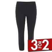 Decoy Capri Leggings Svart ekologisk bomull Medium Dam