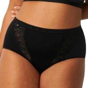 Sloggi Trosor 4P Chic Maxi Lace Briefs Svart bomull 50 Dam