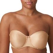 PrimaDonna BH Satin Non Padded Strapless Bra Beige C 75 Dam