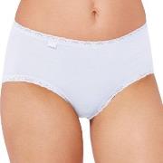 Sloggi Trosor 3P 24 7 Cotton Lace Midi Briefs Vit bomull 44 Dam