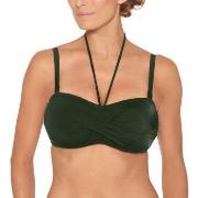 Wiki Basic Bandeau Bikini Top Mörkgrön E 90 Dam