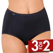 Sloggi Trosor 3P 24 7 Microfibre Maxi Briefs Svart polyamid 48 Dam