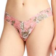 Hanky Panky Trosor 3P Marianne Low Rise Thong Rosa Mönstrad nylon One ...