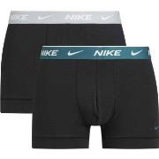 Nike Kalsonger 4P Everyday Cotton Stretch Trunk Svart/Grå bomull Mediu...