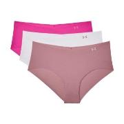 Under Armour Trosor 9P Pure Stretch Hipster 1325 Rosa/Vit Large Dam