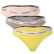 Calvin Klein Trosor 9P Carousel Bikinis Rosa/Gul bomull Small Dam