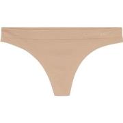 Calvin Klein Trosor 3P Fusion Flex Thong Beige polyamid Medium Dam