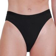 Sloggi Trosor 2P GO Casual High Leg Briefs Svart bomull X-Small Dam