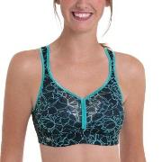 Anita BH Active Air Control DeltaPad Sports Bra Svart/Blå A 85 Dam