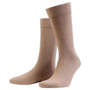 Amanda Christensen Strumpor 3P True Combed Cotton Sock Ljusbrun Strl 4...