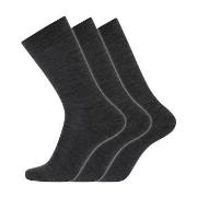 Dovre Strumpor 3P Organic Wool Sock Mörkgrå Strl 40/45 Herr