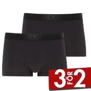 Jockey Kalsonger 2P Short Trunks Svart polyamid Small Herr