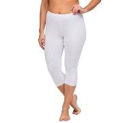 Trofe Leggings 3-4 Length Vit bomull Large Dam