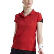 Craft Pro Control Impact Polo W Röd polyester X-Large Dam