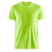 Craft ADV Esssence SS Tee M Limegrön polyester Medium Herr