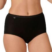 Sloggi Trosor 2P Basic Plus Maxi Briefs Svart bomull 50 Dam