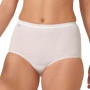 Sloggi Trosor 2P Basic Plus Maxi Briefs Vit bomull 42 Dam