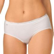 Sloggi Trosor 2P Basic Plus Midi Briefs Vit bomull 44 Dam