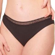 Sloggi Trosor 2P GO Ribbed Tai Briefs Svart ekologisk bomull X-Small D...